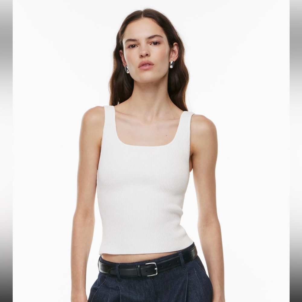 Aritzia - Babaton Sculpt Knit Square neck Tank